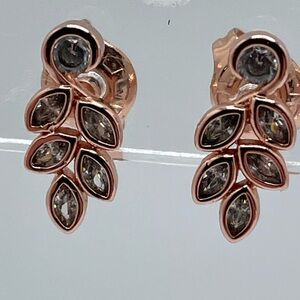 925 Rose Gold Coloured Earrings